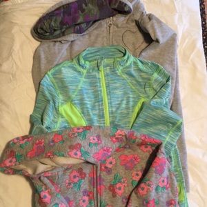 3 girl’s light jackets, size 10